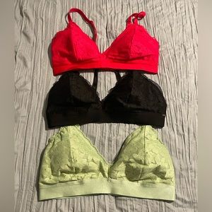 3-Pack PINK by Victoria’s Secret Bralette L-DD